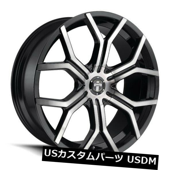 ホイール 4本セット 24x9.5 ET30ダブS209ロイヤリティ6x135 / 6x139.7ブラック/機械加工DDTリム（4個セット）の通販は 553,080円