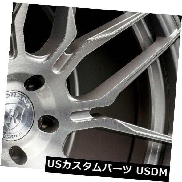 ホイール 4本セット Rohana RFX7 20x10 5x120 +38ブラッシュドチタンリム（4個セット）  Rohana RFX7 の通販は