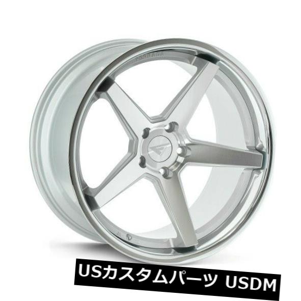 ホイール 4本セット 20x11.5 Ferrada FR3 5x112 +30マシンシルバー/クロームリップホイール（4個セット）  20の通販は