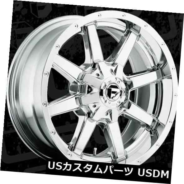 ホイール 4本セット 20x8.25燃料D536 Maverick 8x210 ET122クロムリム（4個セット）  20x8.25 Fueの通販は