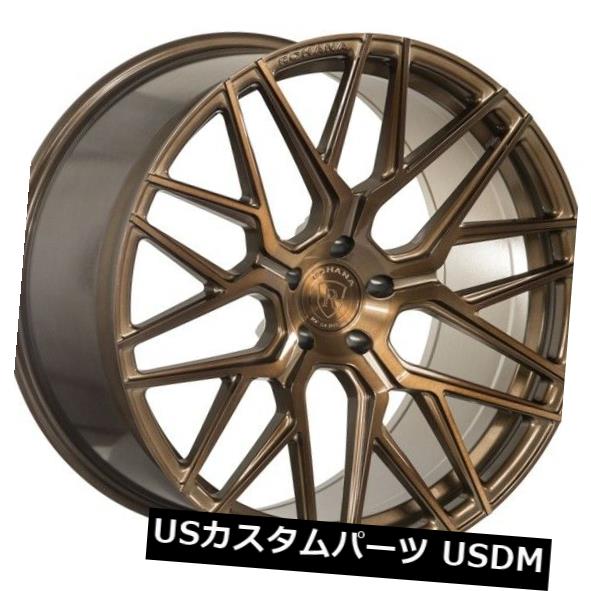 ホイール 4本セット 20x9 / 10 Rohana RFX10 5x112 +25/33ブラッシュドブロンズホイール（4個セット）  2の通販は