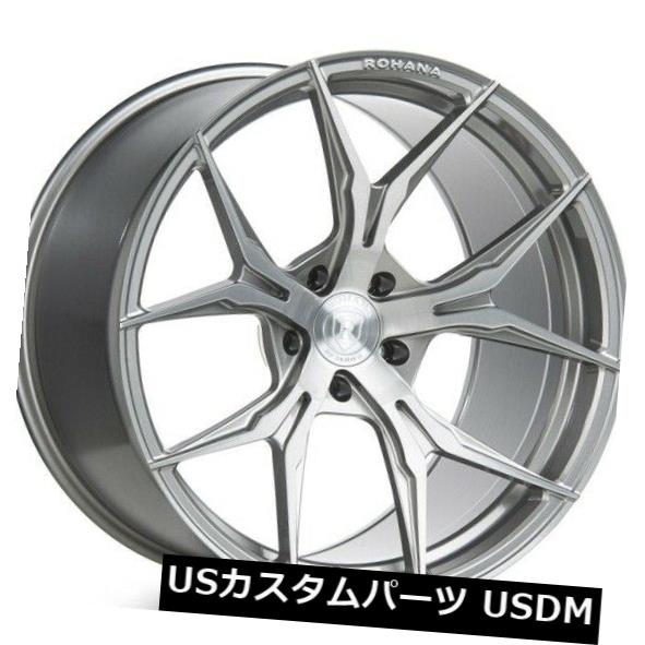 ホイール 4本セット 20x11 Rohana RFX5 5x112 +30ブラッシュドチタン（ディープ）ホイール（4個セット）  20x1の通販は