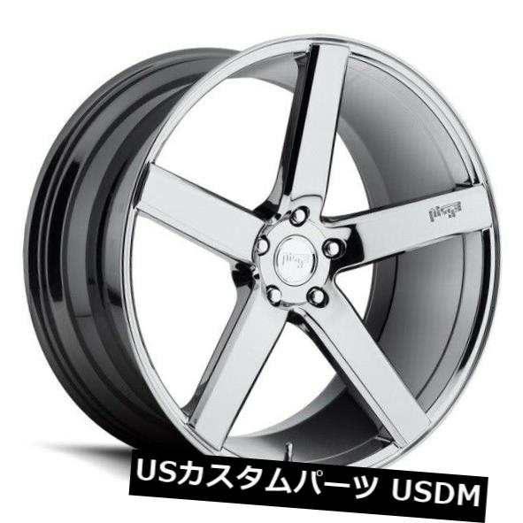 ホイール 4本セット 20x8.5ニッチリムM132ミラノ5x120 ET35クロムリム（4個セット）  20x8.5 Niche Rimsの通販はホイール
