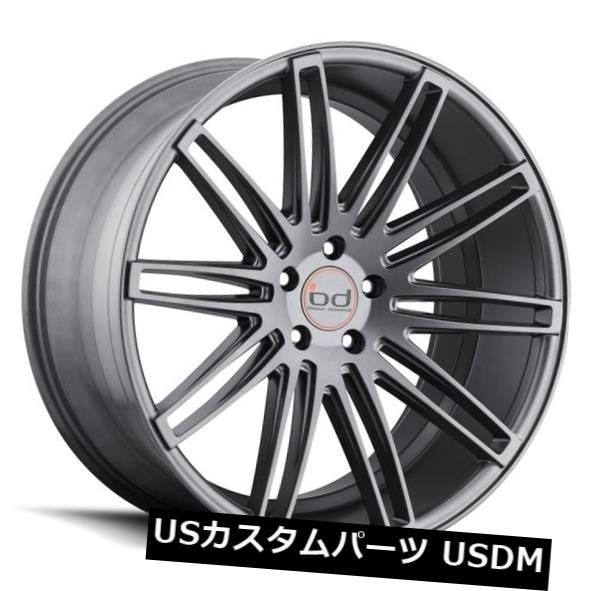 ホイール 4本セット 22x9 Blaque Diamond BD-2 5x120 et30 Matte Graphite Wheels（4