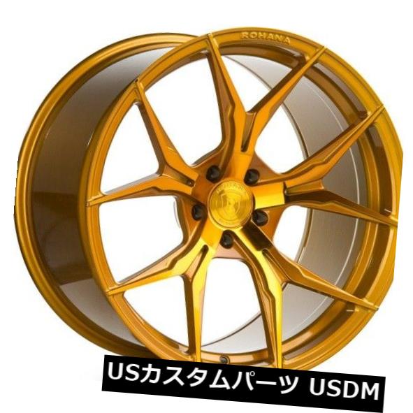 ホイール 4本セット 20x9 / 11 Rohana RFX5 5x120 +20/28グロスゴールドホイール（4個セット） 20x9/の通販は