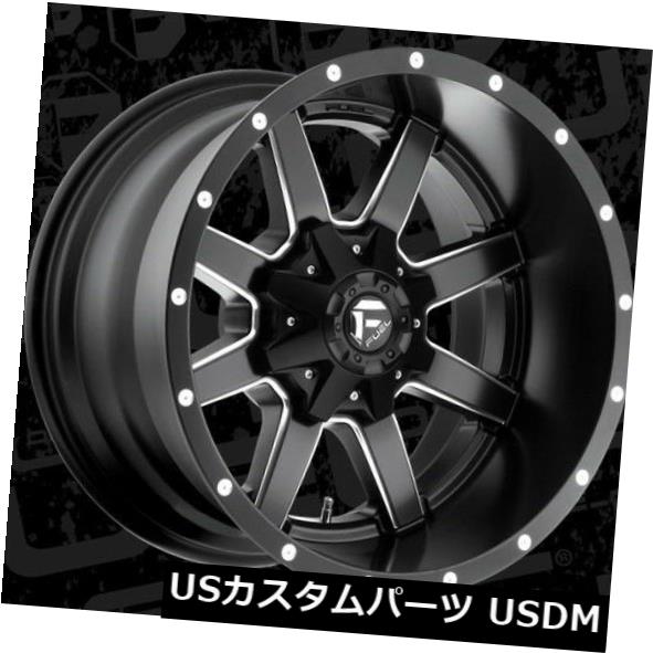 ホイール 4本セット 24x12フューエルD538 5x5.5 / 150 ET-44マットブラックホイール（4個セット）  24x12 Fの通販は