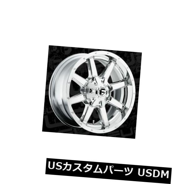 ホイール 4本セット 20x8.25燃料D536 8x210 ET-221クロムリム（4個セット）  20x8.25 FUEL D536 8の通販は 703,560円