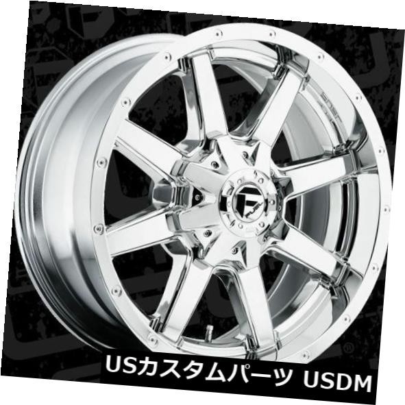 ホイール 4本セット 20x8.25燃料D536 8x6.5 ET-214.5クロムリム（4個セット）  20x8.25 FUEL D536の通販は