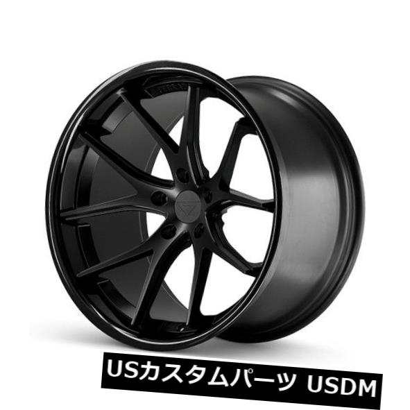 ホイール 4本セット 19x8.5F / 19x9.5  R Ferrada FR2 5x120 +33/35マットブラックホイール（4個セの通販は