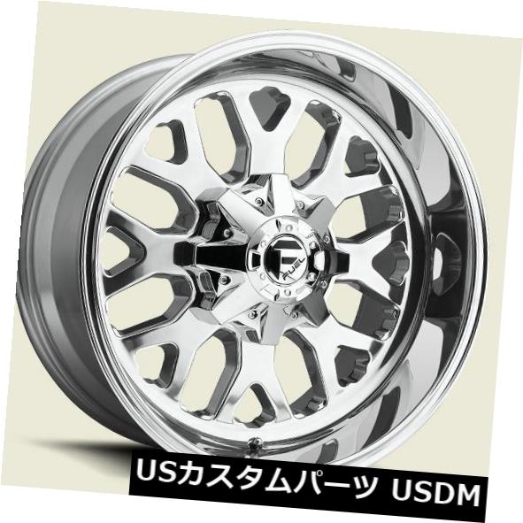 ホイール 4本セット 20x12フューエルD586 5x5.5 / 150 ET-43ポリッシュリム（4個セット）  20x12 FUEL の通販は 260,172円