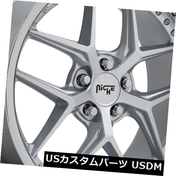ホイール 4本セット 20x10.5ニッチリムM225バイス5x120 ET35シルバーリム（4個セット）  20x10.5 Niche Rの通販は 257,796円