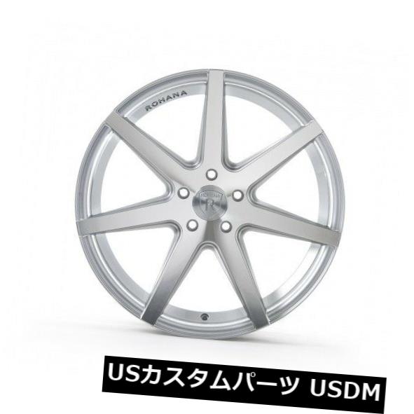 ホイール 4本セット 20x9 / 20x11 Rohana RC7 5x112 + 25 / 28mmマシンシルバーホイール（4個セット）の通販はホイール