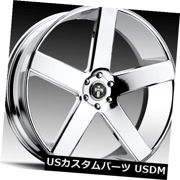 ホイール 4本セット 22x9.5ダブバラーS115 6x5.5 ET31クロームホイール（4個セット） 22x9.5 Dub Balleの通販は