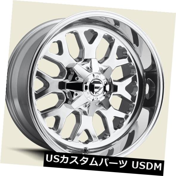ホイール 4本セット 20x12燃料D586 6x135 / 5.5 ET-43ポリッシュリム（4個セット）  20x12 FUEL D58の通販は 578,160円