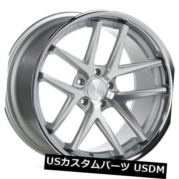 ホイール 4本セット Rohana RC9 22x10.5 5x120 +20 Machine Silver / Stainle  ssリッの通販は