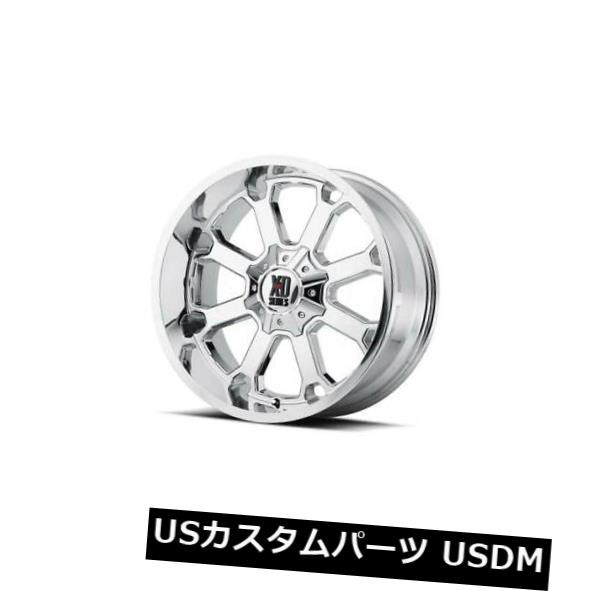 ホイール 4本セット 20x12 XDシリーズBY KMCリムBUCK 25 8x170 ET-44クロムリム（4個セット）  20x12 の通販は