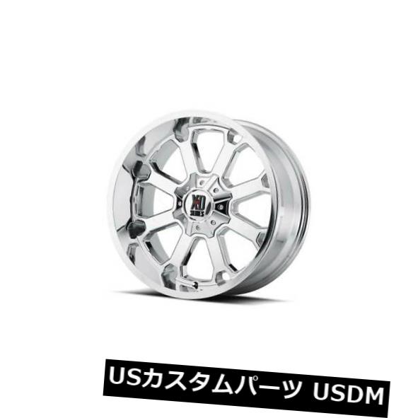 ホイール 4本セット 20x12 XDシリーズBY KMCリムBUCK 25 8x170 ET-44クロムリム（4個セット）  20x12 の通販は