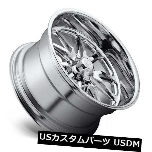 ホイール 4本セット 22x9 Us Mag Rambler U110 5x5.0 ET1クローム