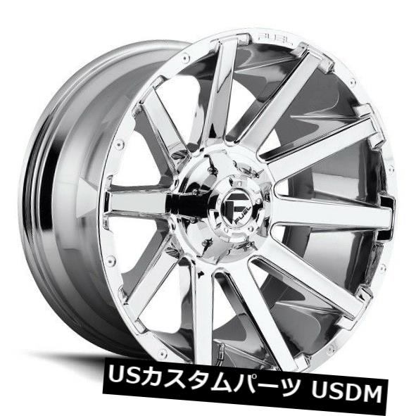 ホイール 4本セット 20x10フューエルD614 8x180 ET-18クロームホイール（4個セット）  20x10 FUEL D614 の通販は 241,758円