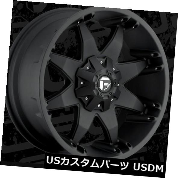 ホイール 4本セット フューエルオクタンD509 22x14 8x170 ET-76マットブラックリム（4個セット）  Fuel Octanの通販は