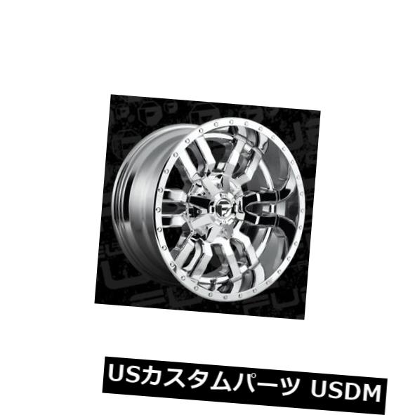 ホイール 4本セット 22x10 Fuel D631 Sledge 6x135 / 6x139.7 ET10 Chrome Wheels（4の通販は