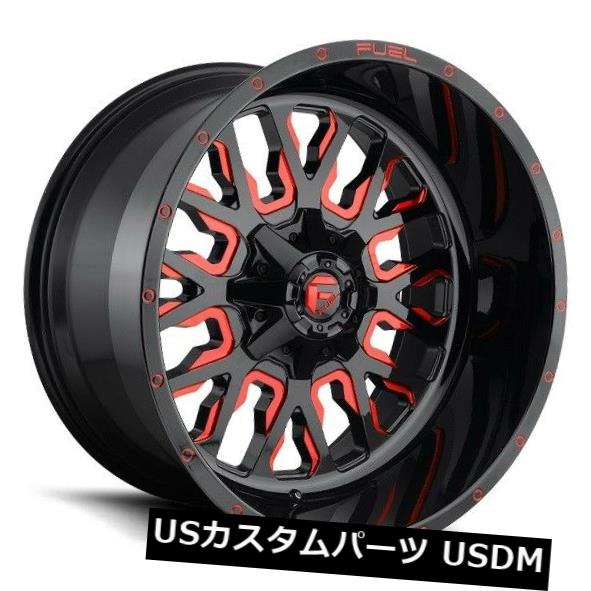 ホイール 4本セット 22x12フューエルD612 5x4.5 / 5.0 ET-44 REDリム（4個セット）  22x12 FUEL Dの通販は 587,400円