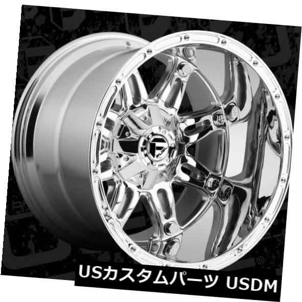 ホイール 4本セット 燃料人質D530 20x14 6x135 / 6x5.5 ET-76クロームホイールリム（4個セット）  Fuel Hの通販は