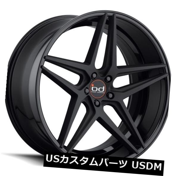 ホイール 4本セット 22x10.5 Blaque Diamond BD-8 5x112 et42 2トーンブラックホイール（4個セット） の通販は 309,474円