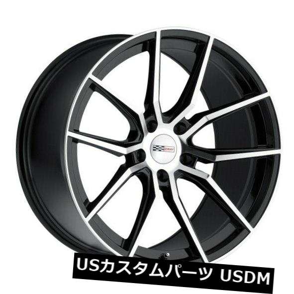 ホイール 4本セット 19x9 Cray Spider 5x120.65リム+50ブラックホイール（4個セット）  19x9 Cray Spの通販は