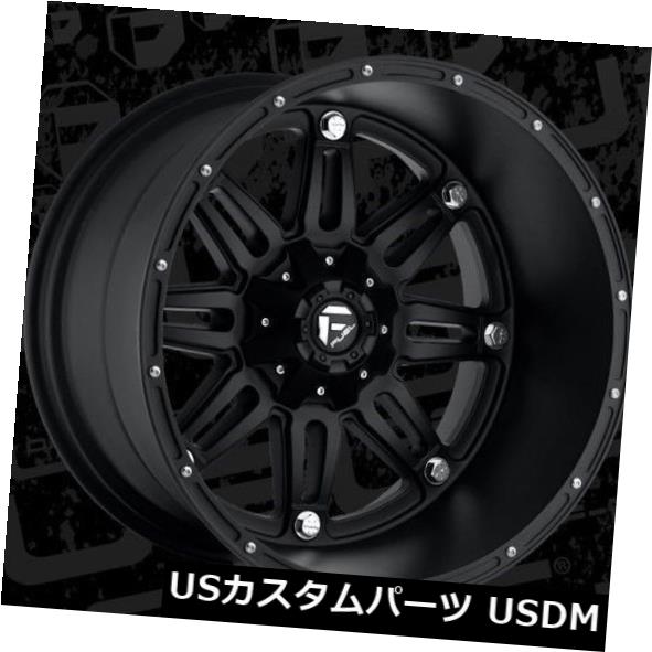 ホイール 4本セット 燃料人質D531 22x14 6x135 / 6x5.5 ET-76マットブラックリム（4個セット）  Fuel Hoの通販は 583,440円