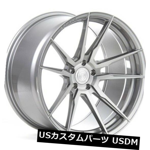 ホイール 4本セット 19x8.5 / 9.5 Rohana RF2 5x112 +42/45ブラッシュドチタンホイール（4個セット）  1の通販は