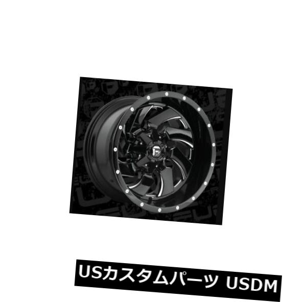 ホイール 4本セット  22x12 Fuel D574 Cleaver 5x114.3/5x127 ET-44 Black &amp; Miの通販は 257,796円