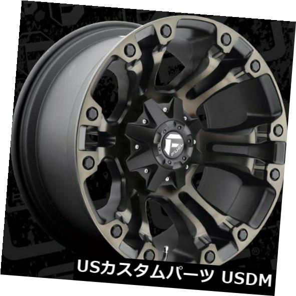 ホイール 4本セット 22x12燃料D569蒸気5x139.7 / 5x150 ET-44ブラックマシニングティントリム（4個セット）  2の通販は 257,796円
