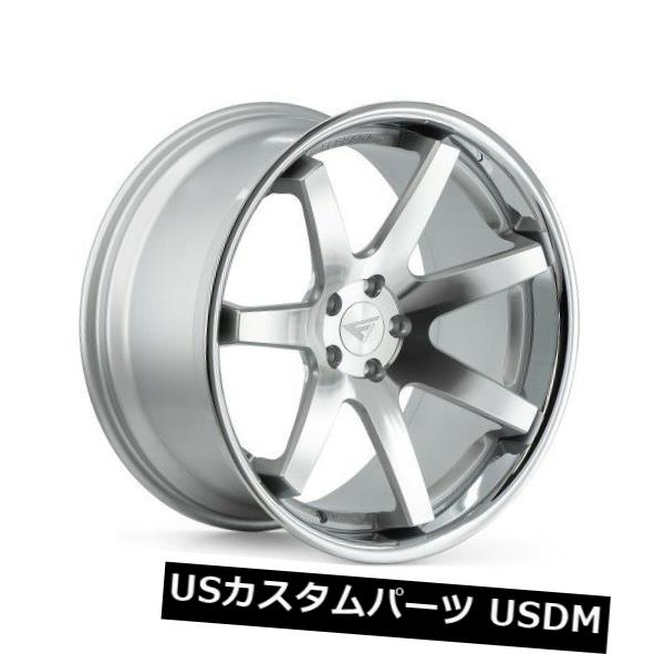 ホイール 4本セット 20x10.5 Ferrada FR1 5x112 +38 Machine Silver / Chrome Lip Wの通販は