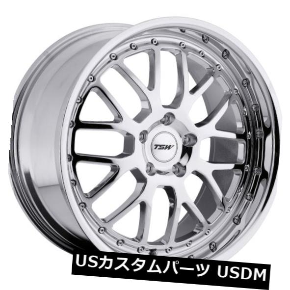ホイール 4本セット 18x8 TSWバレンシア5x100リム+32クロームホイール（4個セット） 18x8 TSW Valencia 5の通販は