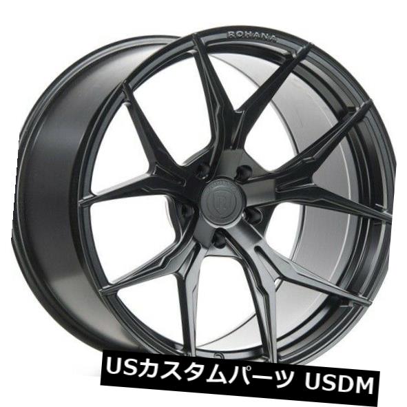 ホイール 4本セット 20x10 Rohana RFX5 5x120 +38マットブラックホイール（4個セット）  20x10 Rohanaの通販はホイール