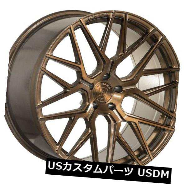 ホイール 4本セット 20x11 Rohana RFX10 5x112 +30ブラッシュドブロンズ（ディープ）ホイール（4個セット）  20の通販は