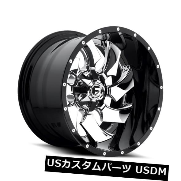ホイール 4本セット 22x10燃料D240クリーバー8x170 ET-13クロムリム（4個セット）  22x10 Fuel D240 Clの通販は
