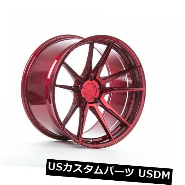 ホイール 4本セット 20x9 / 10 Rohana RF2 5x120 +20/25グロスレッドホイール（4個セット） 20x9/10の通販は