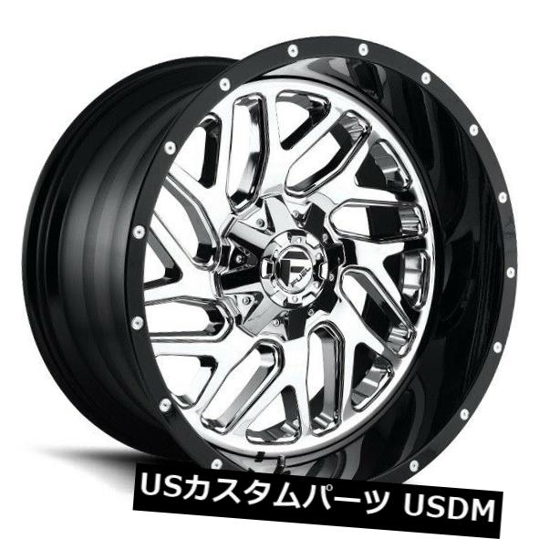 ホイール 4本セット 22x12フューエルD211 8x180 ET-44クロームホイール（4個セット）  22x12 FUEL D211 の通販は