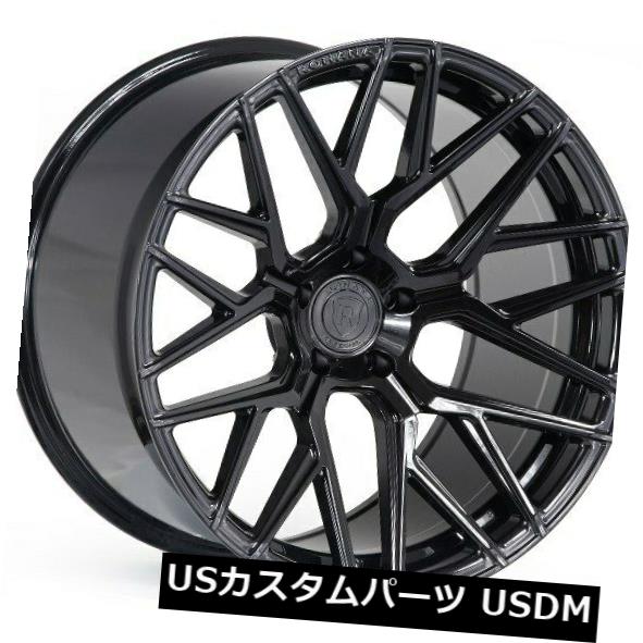 ホイール 4本セット 20x10 / 11 Rohana RFX10 5x120 +25/28グロスブラックホイール（4個セット）  20xの通販は
