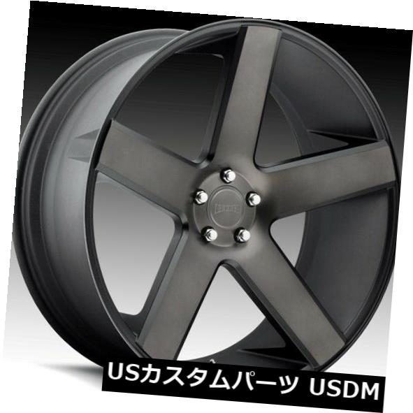 ホイール 4本セット 28x10ダブバラーS116 6x5.5 ET31ブラックマシンDDTホイール（4個セット）  28x10 Dub Bの通販は