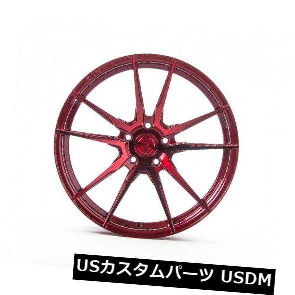 ホイール 4本セット Rohana RF1 20x9 5x120 et35グロスレッドホイールリム（4個セット）  Rohana RF1 2の通販は