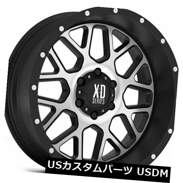 ホイール 4本セット New（4）16 "XDホイールXD820グレネードサテンブラック  New(4) 16" XD Wheels XD8の通販は 180,840円