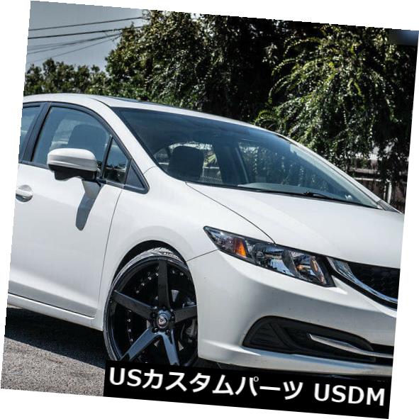 ホイール 4本セット 20 "マーキーホイール3226ブラックコンケイブリムフィットBMW 530i  20" Marquee Wheelsの通販は