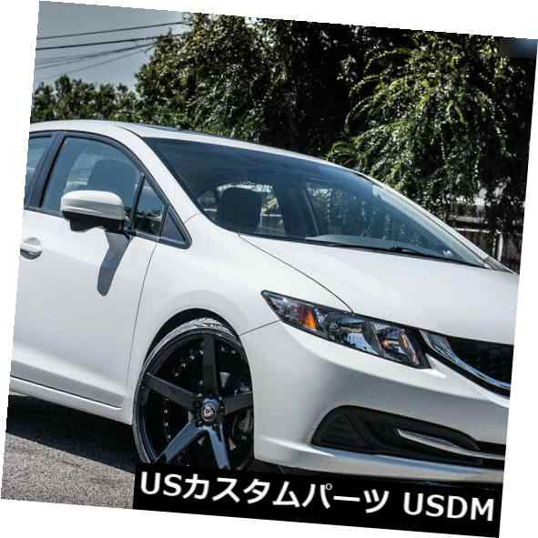 ホイール 4本セット 20 "Marquee Wheels 3226 Black Concave Rims Fit Chevy Camaroの通販は