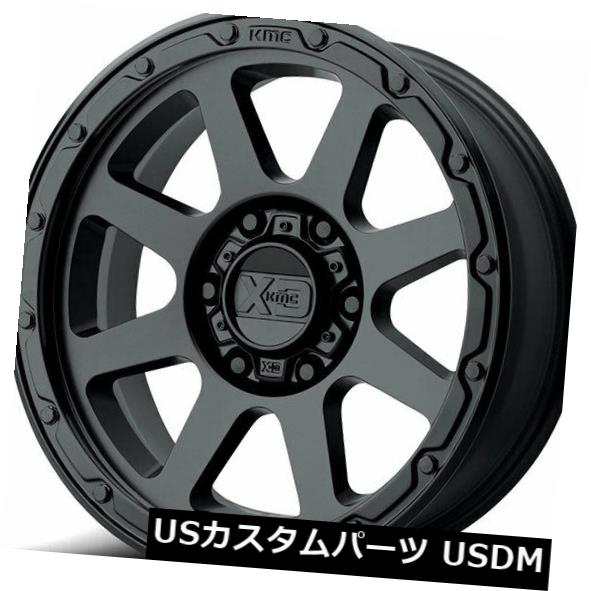 ホイール 4本セット New（4）17x8.5 XDホイールXD134アディクト2マットブラックリムAD  New(4) 17x8.5 XDの通販は