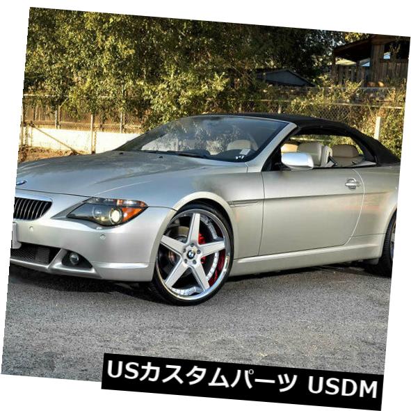 ホイール 4本セット 20 "Azad Wheels AZ008シルバーブラッシュドCHリップリムフィットBMW M6グランドクーペ  20の通販は