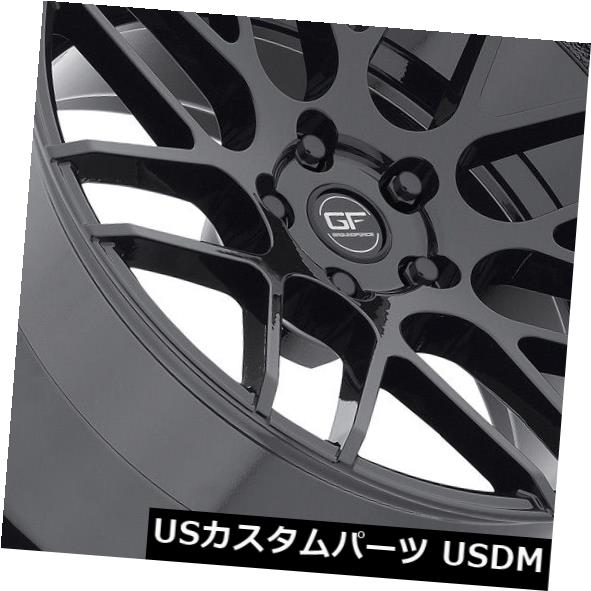 ホイール 4本セット Ground Force GF7 19x8.5 / 19x9.5 5x120.7ブラックホイール（4個セット）  Grの通販は