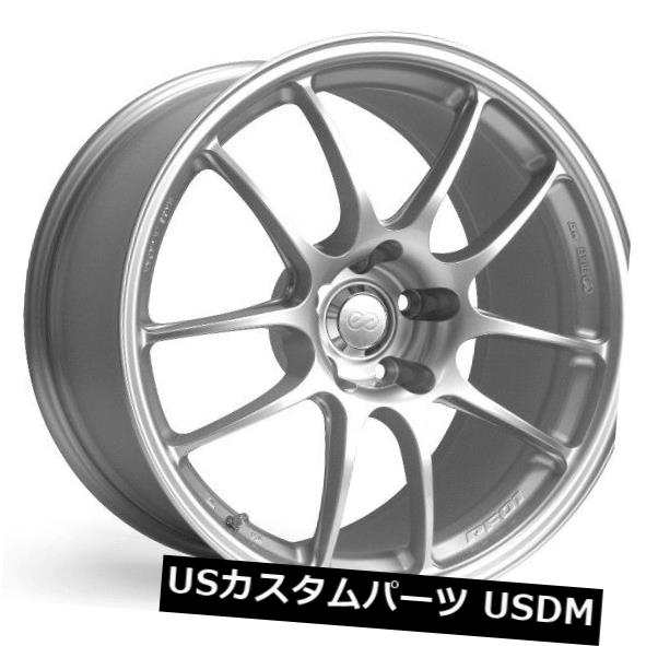 ホイール 4本セット 18x8 / 9 Enkei PF01 5x114.3 +40/35シルバーホイール（4個セット）  18x8/9 Eの通販はホイール